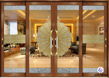 Security Aluminum Window And Door With Double Tempered Glass 4mm