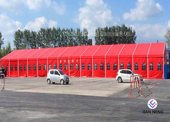 خيمة حفل زفاف اللون الأحمر 20x30m ل 500 شخص مع الستار والبطانات